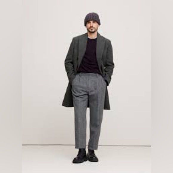 Banana Republic Gray Pea Coat - Picture 8 of 9